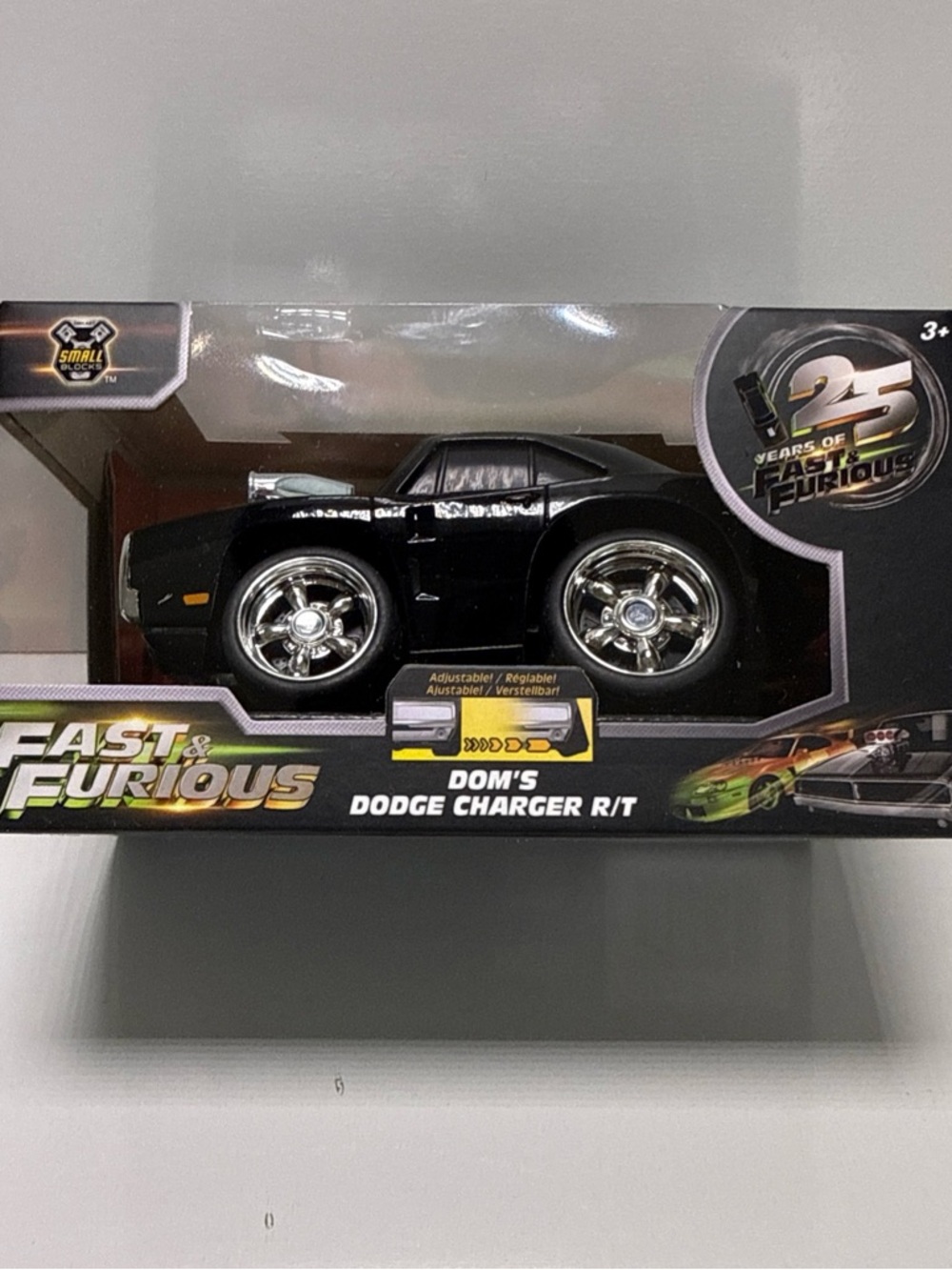 Dom's Dodge Charger R/T Fast & Furious Toy Car - Black